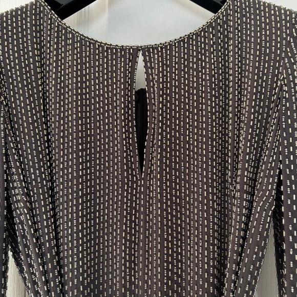 ESCADA Stunning Beaded Evening Formal Dress -100% Silk Beaded Dress – Size 40 - Picture 4 of 16